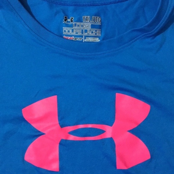 Youth XL Under Armour heat gear loose t-shirt - Picture 2 of 4